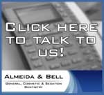 Click to talk with your cosmetic dentist in Denver at Almeida and Bell Aesthetic Dental Center in Lone Tree, CO